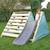 Aire de jeux bébé avec toboggan hercule Marron 2 - vertbaudet enfant 