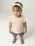 Ensemble bébé fille T-shirt short bandeau bleu ardoise 1 - vertbaudet enfant 