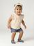 Ensemble bébé fille T-shirt short bandeau bleu ardoise 2 - vertbaudet enfant 