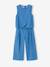 Ensemble pantacourt top denim léger bleu moyen 1 - vertbaudet enfant 