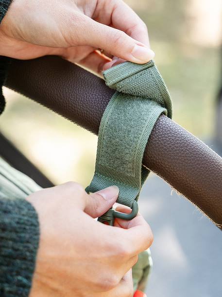 Sac de poussette matelassé sable+vert 13 - vertbaudet enfant 