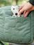 Sac de poussette matelassé sable+vert 15 - vertbaudet enfant 