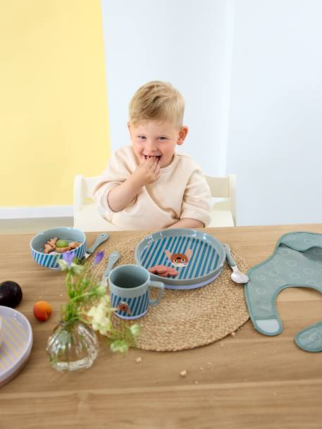 Coffret repas porcelaine enfant lilas+vert 6 - vertbaudet enfant 