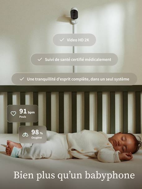 Dream Duo système de surveillance bébé vert 2 - vertbaudet enfant 