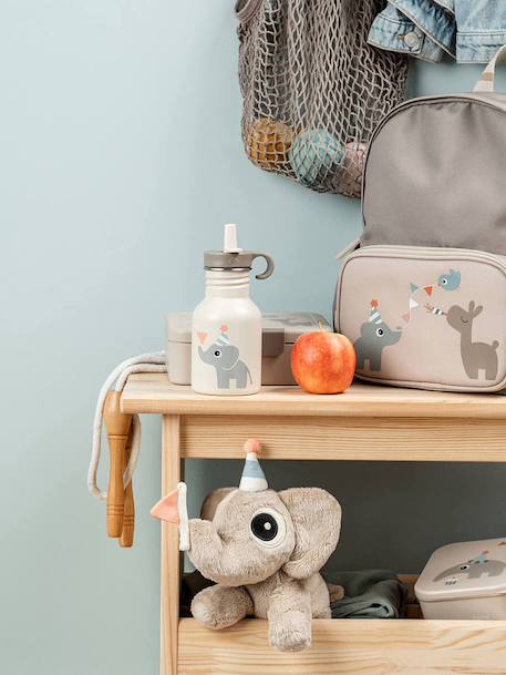 Gourde inox rose+sable+vert 5 - vertbaudet enfant 