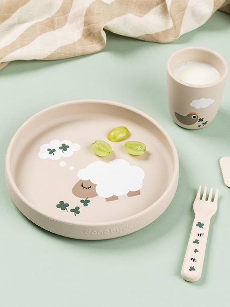 Assiette ventouse silicone sable 1 - vertbaudet enfant 