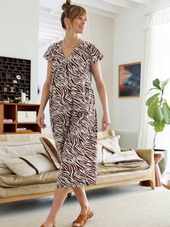 Vêtements de grossesse-Robe longue grossesse allaitement