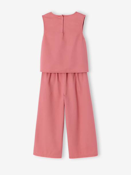 Ensemble pantacourt top croisé vieux rose 4 - vertbaudet enfant 
