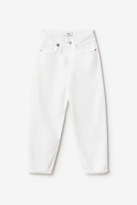 Jeans loose, large boyfit, 7/8ème White 1 - vertbaudet enfant 