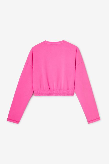 Sweat-shirt elpigi Fluo pink 2 - vertbaudet enfant 
