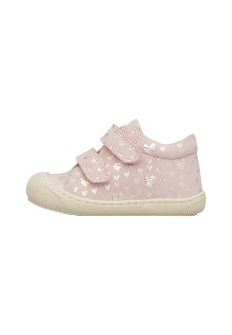 Tennis en suède cocoon vl Rose poudré-platine 3 - vertbaudet enfant 