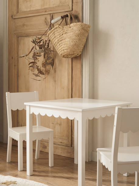 Table et chaises enfant Feston blanc 2 - vertbaudet enfant 