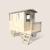 Cabane roulotte en bois sur pilotis pour enfants carry Marron 2 - vertbaudet enfant 
