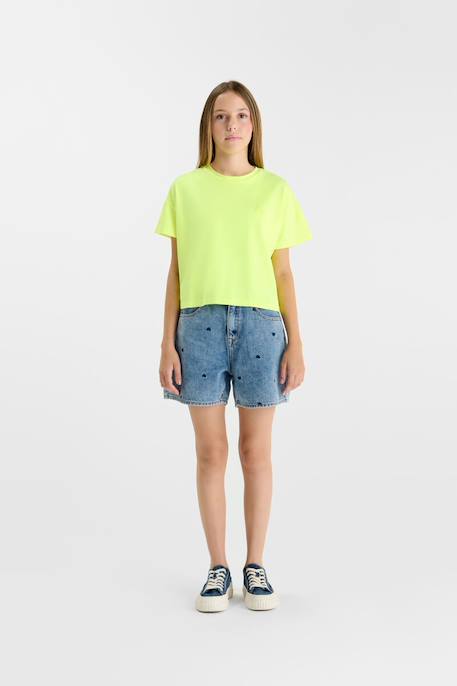 Tee-shirt emilagi Yellow fluo 2 - vertbaudet enfant 