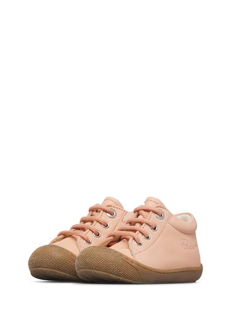 Chaussures premiers pas en cuir cocoon Pêche- 5 - vertbaudet enfant 