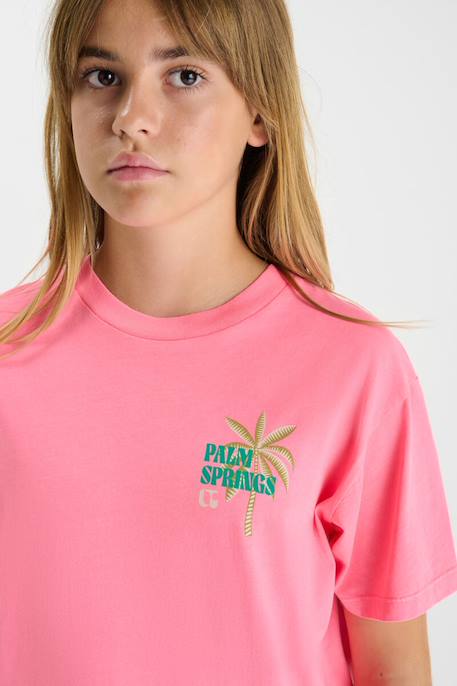 Tee-shirt palmsgi Pink fluo 6 - vertbaudet enfant 