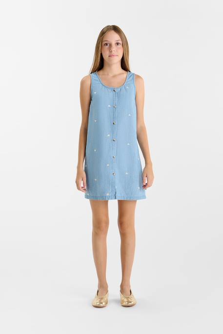 Fille-Robe droite lissagi