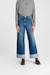 Jeans droite revers, longueur 34 Blue 1 - vertbaudet enfant 