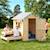 Cabane en bois avec table pique-nique tiana Marron 1 - vertbaudet enfant 