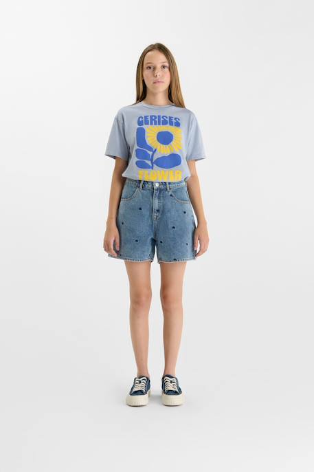 Short en jeans evagi Blue 2 - vertbaudet enfant 