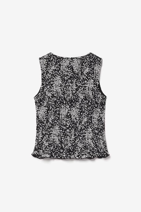 Top veronicg Black flower 3 - vertbaudet enfant 