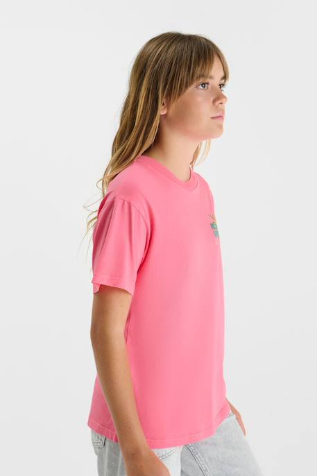 Tee-shirt palmsgi Pink fluo 3 - vertbaudet enfant 