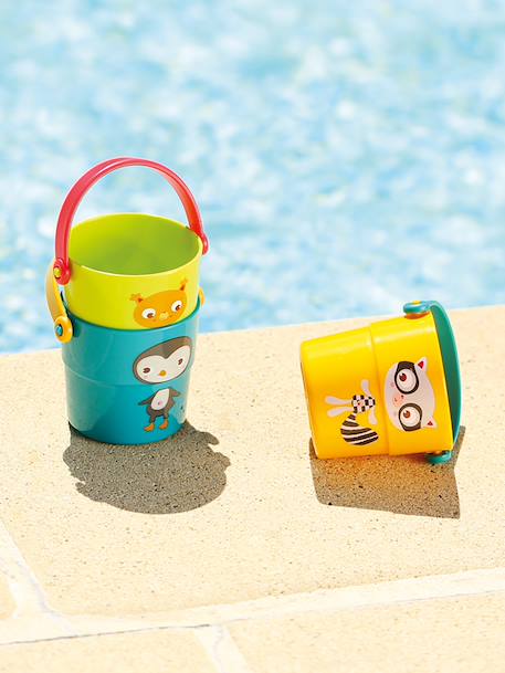 Seaux gigognes de bain multicolore 1 - vertbaudet enfant 