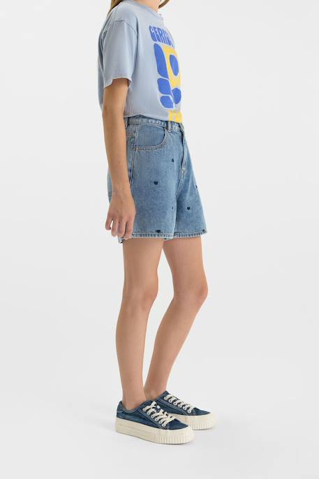 Short en jeans evagi Blue 3 - vertbaudet enfant 