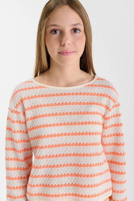Tee-shirt ratogi Orange fluo 3 - vertbaudet enfant 