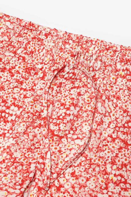 Short rosiegi Red flowers 2 - vertbaudet enfant 