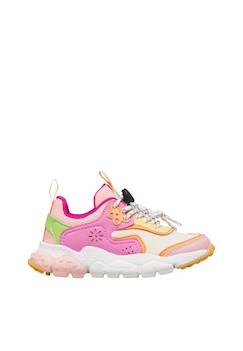 Chaussures-Sneakers en simili cuir et tissus technique doi junior