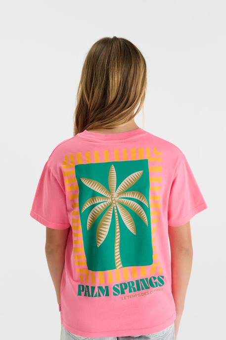 Tee-shirt palmsgi Pink fluo 4 - vertbaudet enfant 