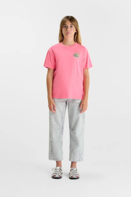 Tee-shirt palmsgi Pink fluo 2 - vertbaudet enfant 