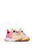 Sneakers en simili cuir et tissus technique doi junior Gris-blanc+Rose-blanc crème 7 - vertbaudet enfant 