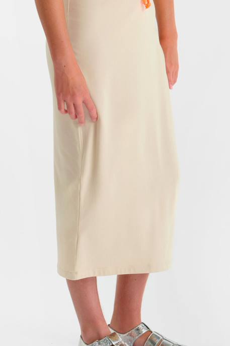 Jupe droite ulfgi Beige 3 - vertbaudet enfant 