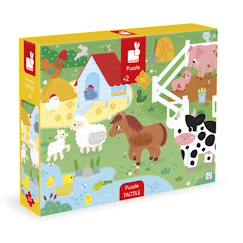 Jouet-Puzzle tactile les animaux de la ferme 20 pcs
