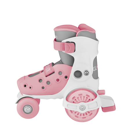 Rollers learning taille xs/s / 26-29 Bleu pastel+Rose pastel 9 - vertbaudet enfant 