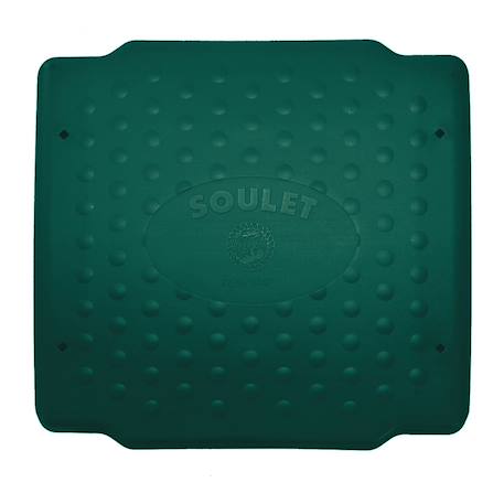 Balancelle face à face double pour portique bois rond Vert olive 4 - vertbaudet enfant 