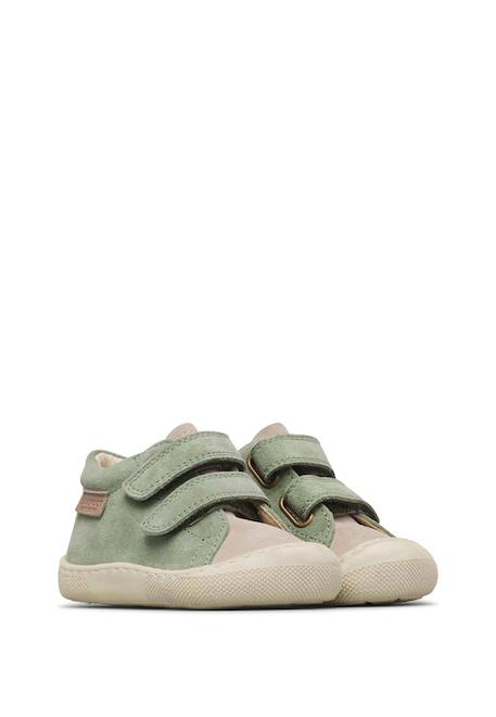 Chaussures en suède amur vl Tourterelle-militaire- 2 - vertbaudet enfant 