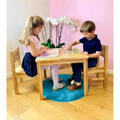 Chambre et rangement-Table enfant en bois    4-7 ans