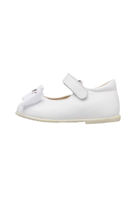 Ballerines en cuir merille 2 Blanc- 3 - vertbaudet enfant 