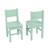 Lot de 2 chaises enfant en bois  4-7 ans Vert sauge 2 - vertbaudet enfant 