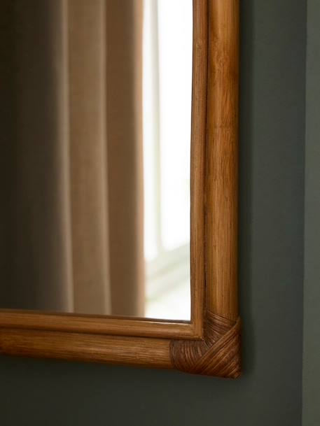 Miroir en rotin céleste Bois naturel 2 - vertbaudet enfant 