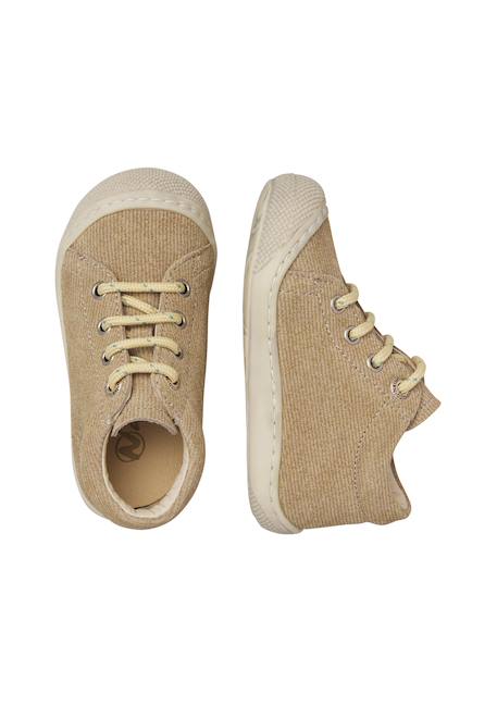 Chaussures premiers pas en suède cocoon Sable-+Vert- 4 - vertbaudet enfant 