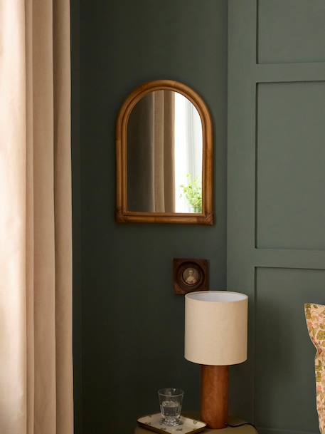 Miroir en rotin céleste Bois naturel 1 - vertbaudet enfant 
