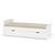 Lit gigogne avec matelas bois massif talia Blanc+Bois 1 - vertbaudet enfant 