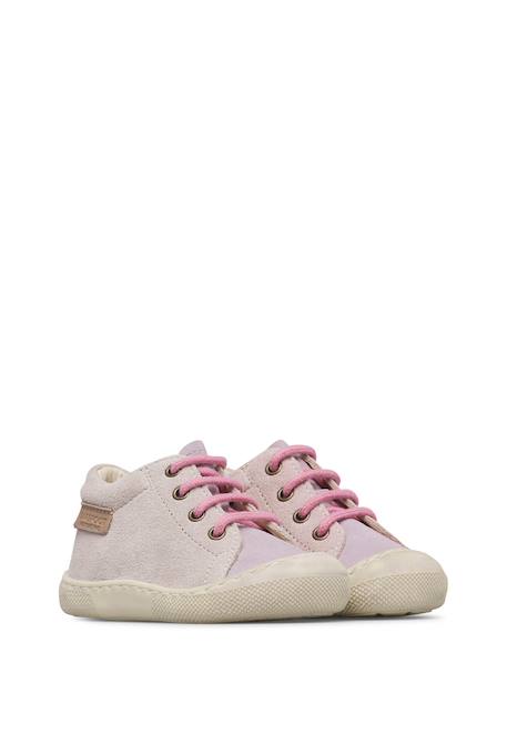 Chaussures en daim amur Rose poudré- 2 - vertbaudet enfant 