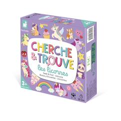 Jouet-Jeu éducatif cherche et trouve les licornes