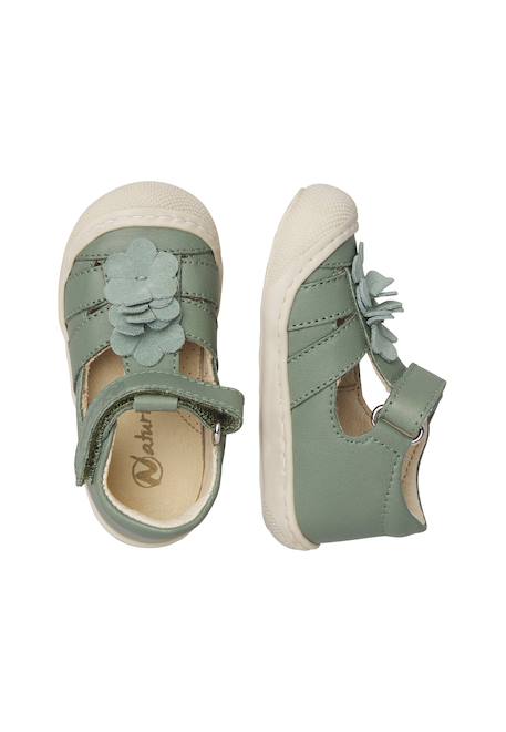 Sandales  en cuir maggy 2 Sage- 4 - vertbaudet enfant 