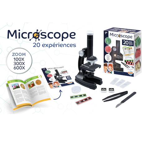 Microscope 20 expériences Noir 5 - vertbaudet enfant 